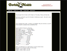 Tablet Screenshot of dorkingmodels.com